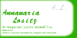 annamaria lositz business card